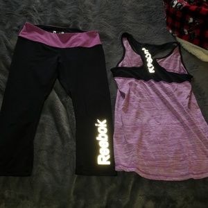 Reebok workout outfit